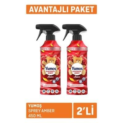 Yumoş Sprey Amber 2 x 450 Ml