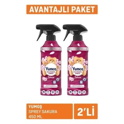 Yumoş Sprey Sakura 2 x 450 Ml