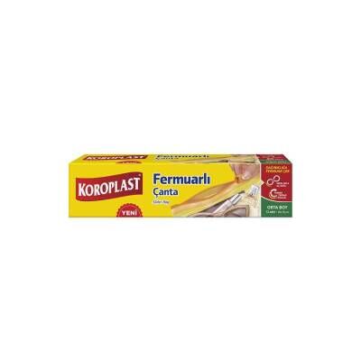 Koroplast Fermuarlı Çanta Orta Boy 12'li