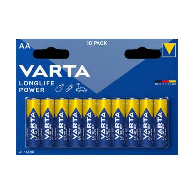 Varta Longlife Power AA Kalem Pil 10'lu Paket (Alkalin)