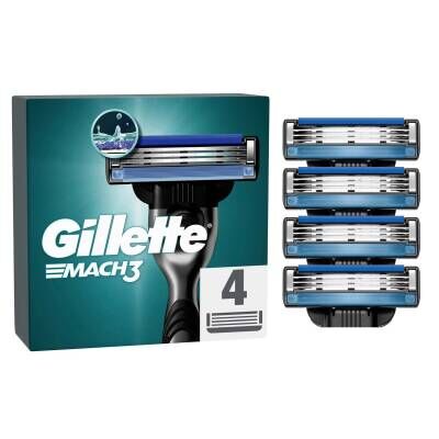 Gillette Mach3 Yedek Tıraş Bıçağı 4 Adet