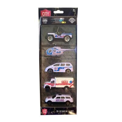 Citycode Die-cast 1:64 5'li Paket Araçlar