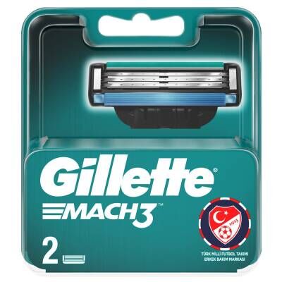 Gillette Mach3 Yedek Tıraş Bıçağı 2 Adet