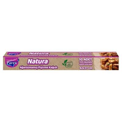 Parex Natura Ağartılmamış Pişirme Kağıdı Hazır Kesilmiş 10'lu