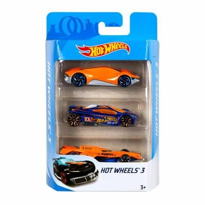 Hotwheels Üçlü Araba Setı