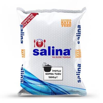 Salina İyotlu Sofra Tuzu 1.5 Kg