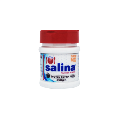 Salina Tuzluklu İyotlu Sofra Tuzu 250 G