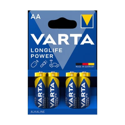 Varta Longlife Power AA Kalem Pil 4'lü Paket (Alkalin)