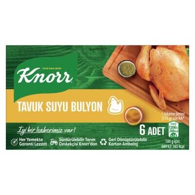 Knorr Tavuk Suyu Bulyon 6’lı 60 G
