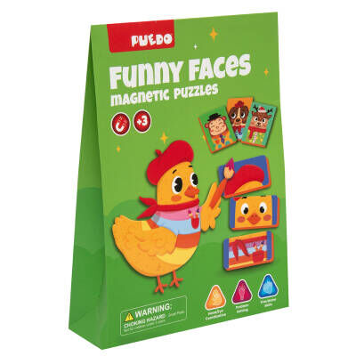 Puedo Funny Faces Magnetic Puzzles