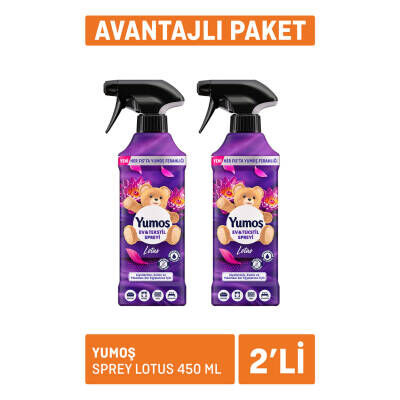 Yumoş Sprey Lotus 2 x 450 Ml
