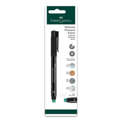 Faber-Castell Permanent Kalemi Siyah (M) Tekli